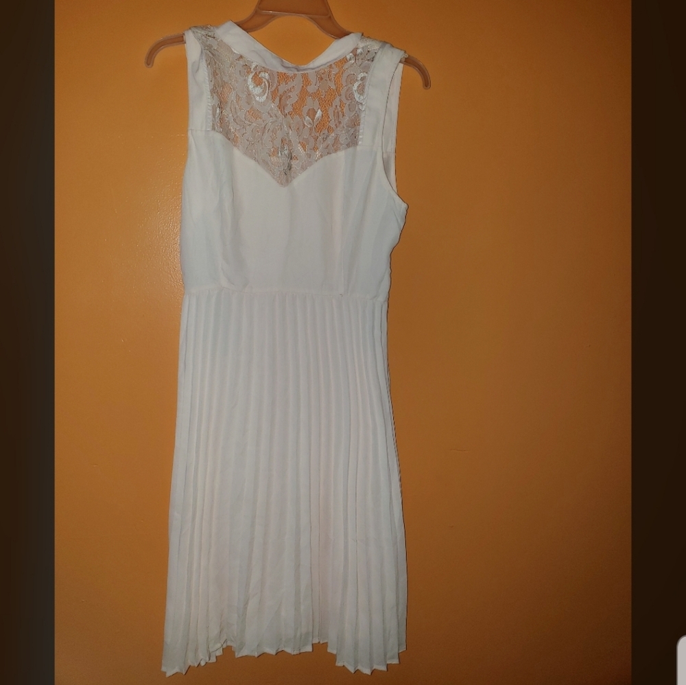 Light peach dress